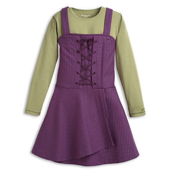 american girl purple dress